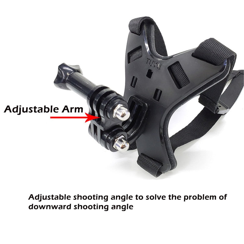 Motorcycle-Helmet-Mount-Bracket-Fix-Strap-For-iPhone-Full-Face-Chin-Stand-With-Phone-Holder-For-GoPro-Hero-8/7/6/5-Action-Camera