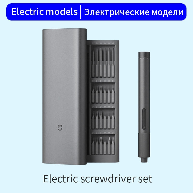 Xiaomi-Mijia-Electric-Precision-Screwdriver-Kit-2-Gear-Torque-Control-400-Screw-1-Type-C-Rechargeable-Magnetic-Aluminum-Case