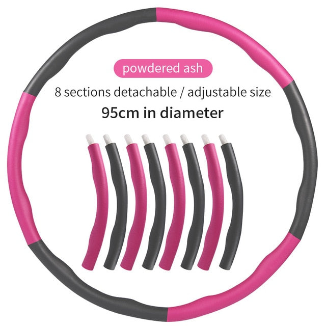 Gewichtete-Hula-Hoop-Bauchübung-Fitness-Kernkraft-Hoola