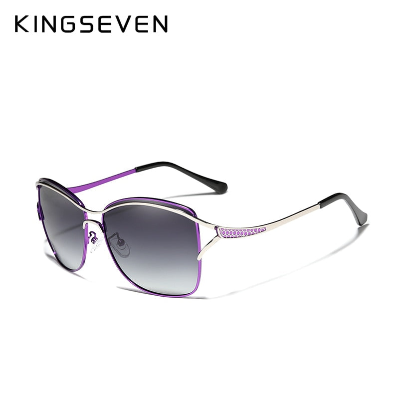 KINGSEVEN Sonnenbrille für Frauen - elegante Designer Mode mit Box