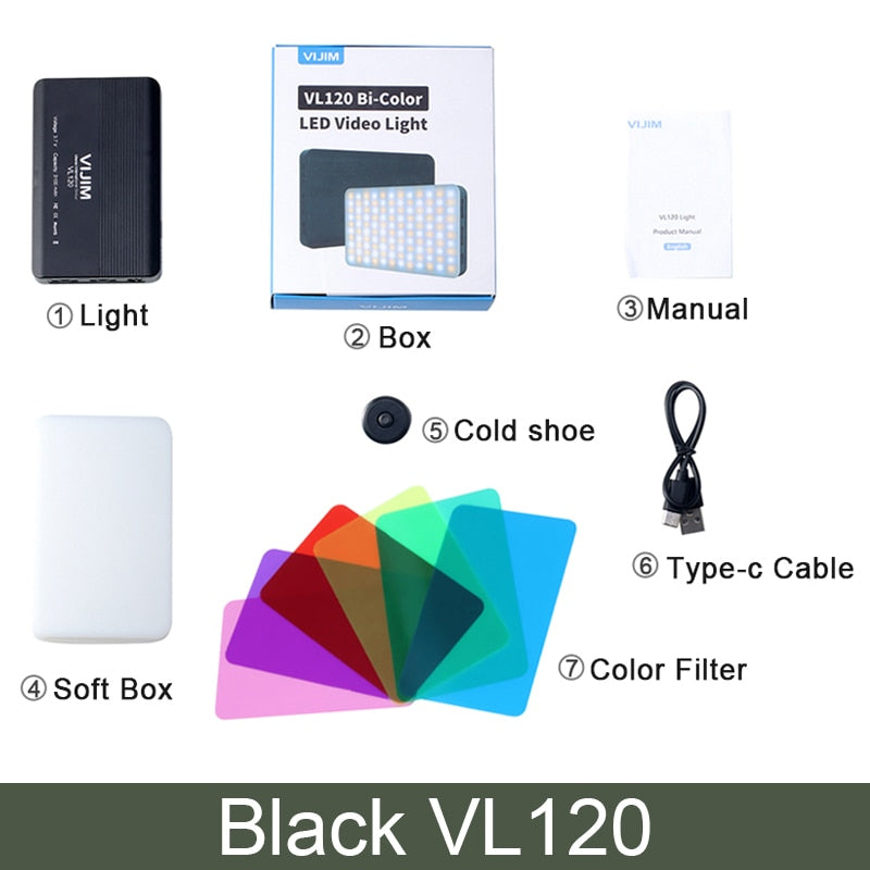 Ulanzi-VIJIM-VL120-LED-Video-Light-Photography-Studio-Light-On-Camera-Light-Video-Conference-light-Soft-Diffuser-RGB-Fill-Light