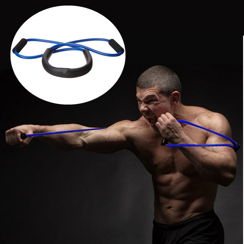 MMA-Shadow-Boxing-Resistance-Band-Rubber-Speed-Training-Pull-Rope-Muay-Thai-Karate-Crossfit-Workout-Power-Strength-Equipment