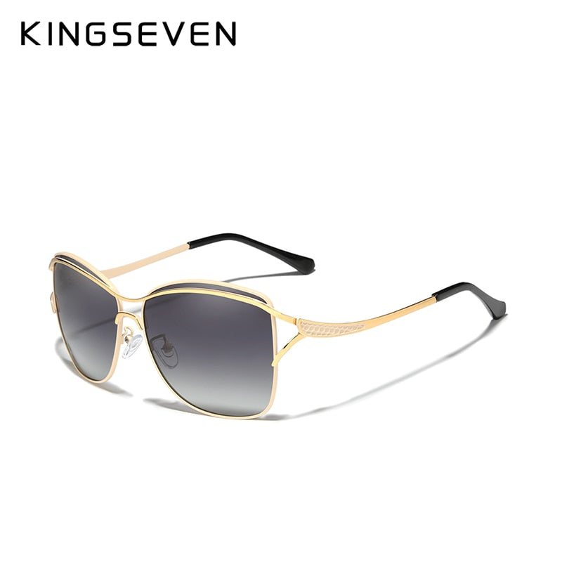 KINGSEVEN Sonnenbrille für Frauen - elegante Designer Mode mit Box