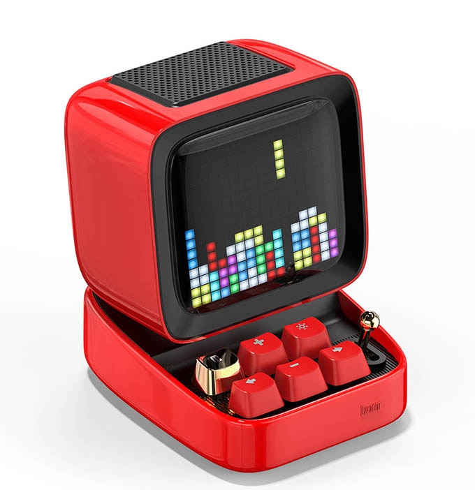 Divoom-Ditoo-Retro-Pixel—Tragbare-Retro-Bluetooth-Pixel-Art-Lautsprecher