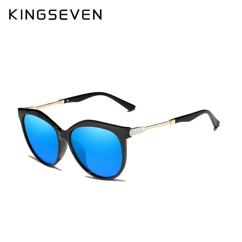 KINGSEVEN Damen-Sonnenbrille Polarisiert Luxus Lentes de sol