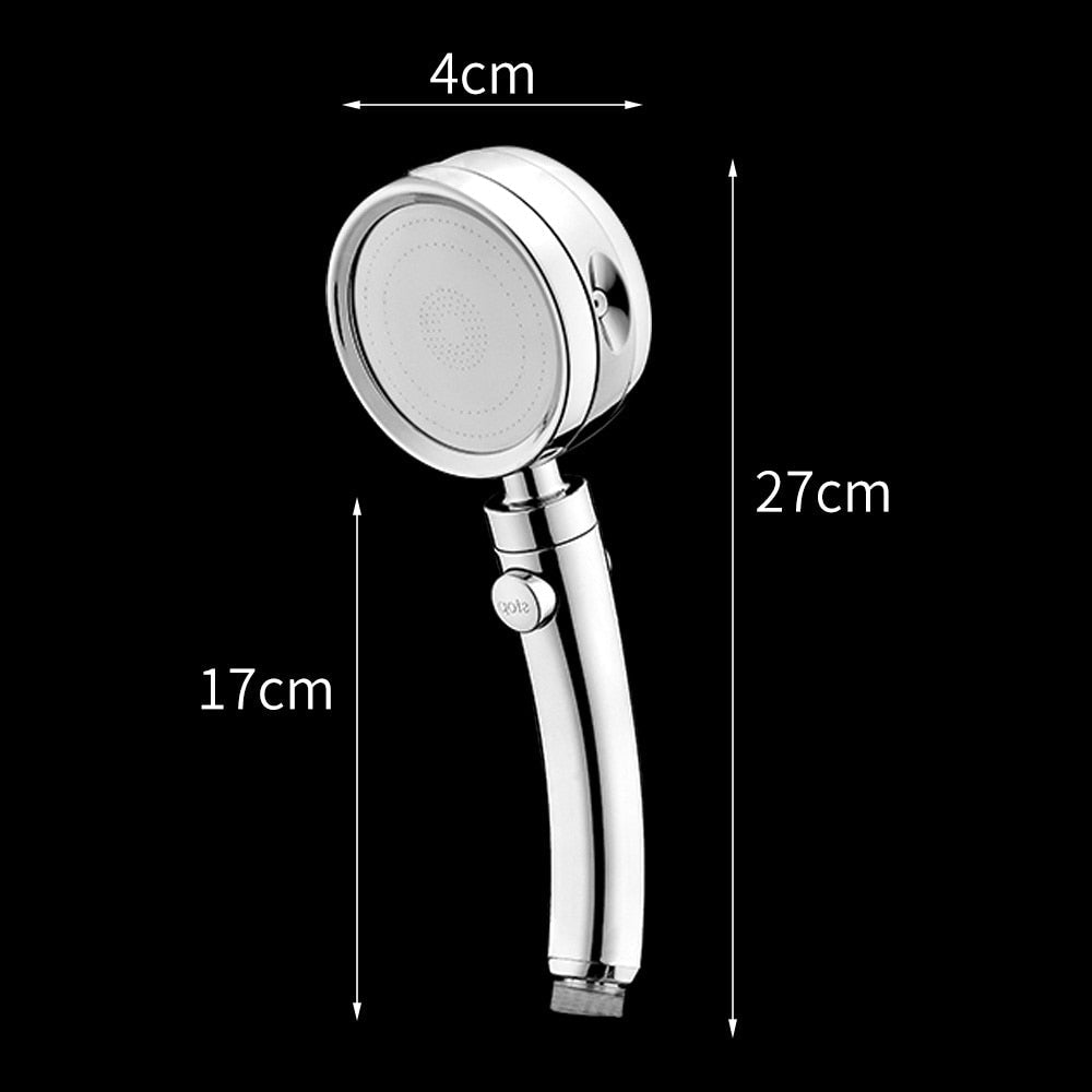 Handheld-Shower-Head-High-Pressure-5-Function-Adjustable-Bath-Shower-Jets-with-On/Off-Pause-Switch-Removable-Filter-with-Hose