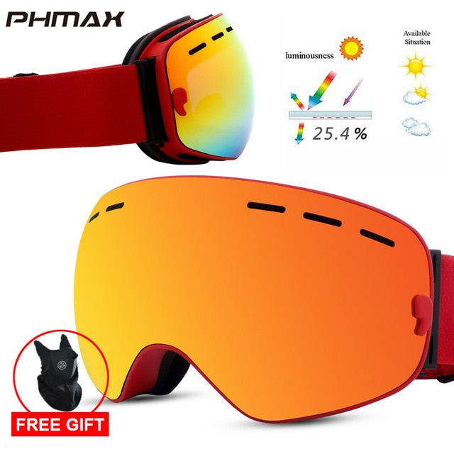 PHMAX-Brand-Ski-Goggles-Magnetic-Men-Women-Winter-Anti-Fog-Snow-Ski-Glasses-With-Free-Mask-Double-Layers-UV400-Snowboard-Goggles