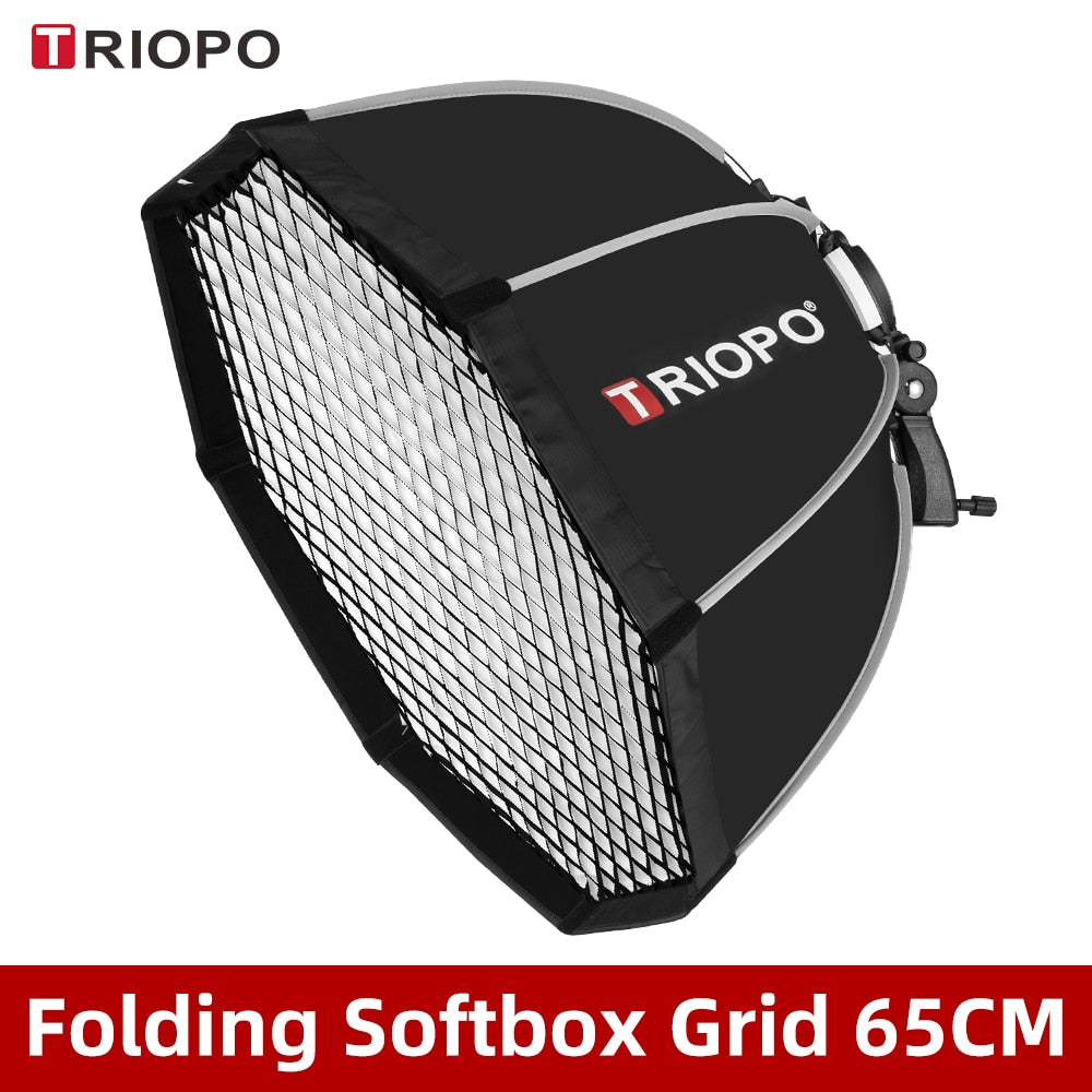 Triopo-55cm-65cm-90cm-120cm-Speedlite-Portable-Octagon-Umbrella-Softbox-+-Honeycomb-Grid-Outdoor-Flash-Soft-Box-for-Canon-Godox