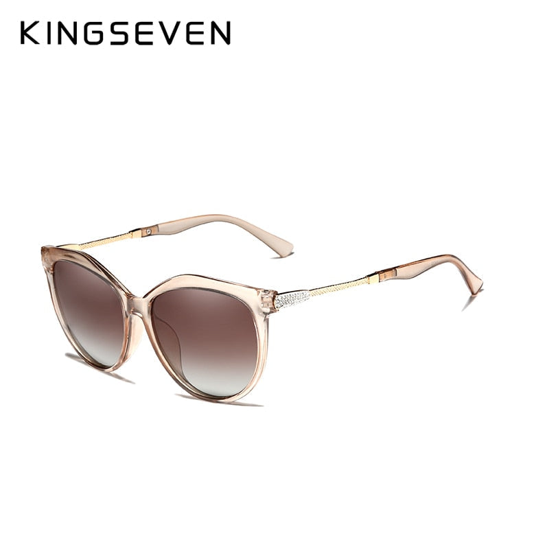 KINGSEVEN Damen-Sonnenbrille Polarisiert Luxus Lentes de sol