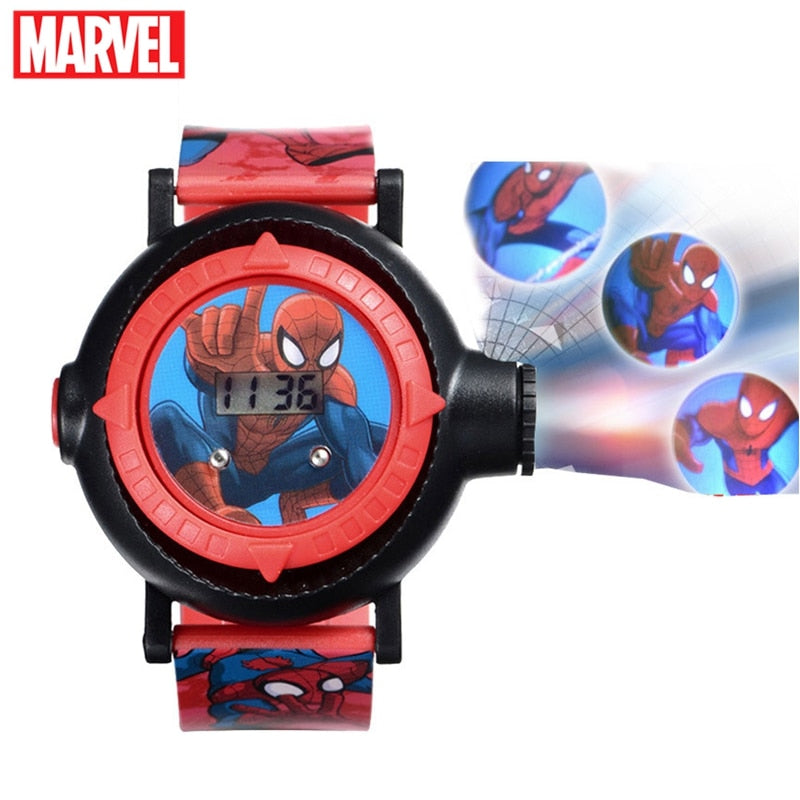 MARVEL-Genuine-Spider-Man-Projection-LED-Digital-Watches-Children-Cool-Cartoon-Watch-Kid-Birthday-Gift-Disney-Boy-Girl-Clock-Toy