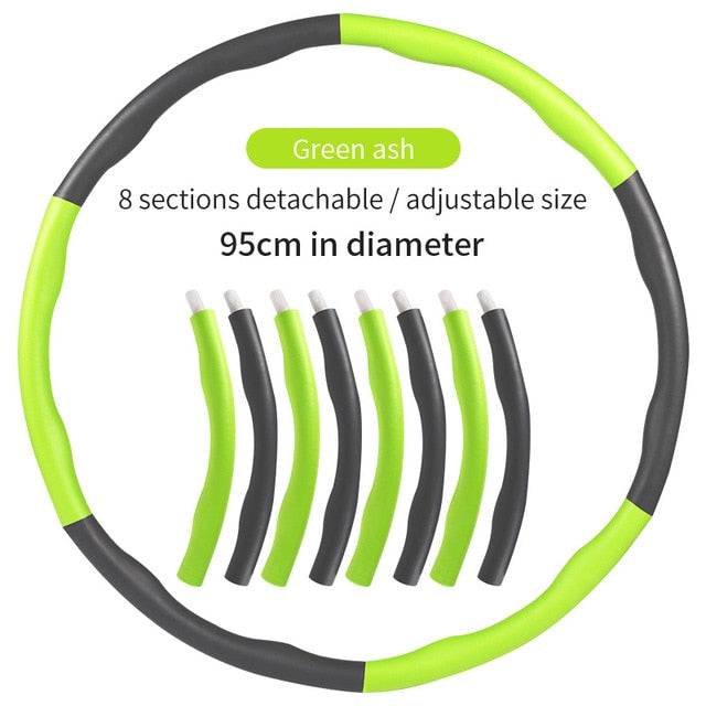 Gewichtete-Hula-Hoop-Bauchübung-Fitness-Kernkraft-Hoola