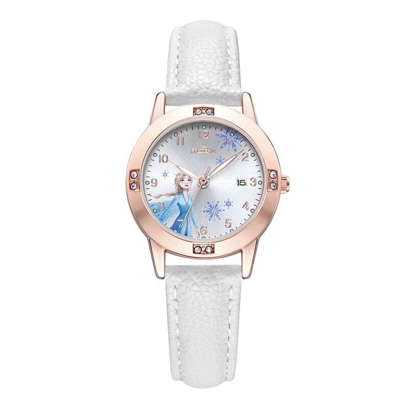 Frozen-Ⅱ-Elsa-Princess-Calendar-Luxury-Bling-Crystal-Jewelry-Disney-Cuties-Girl-Watches-Child-Watch-Student-Kids-Clock-Soft-PU