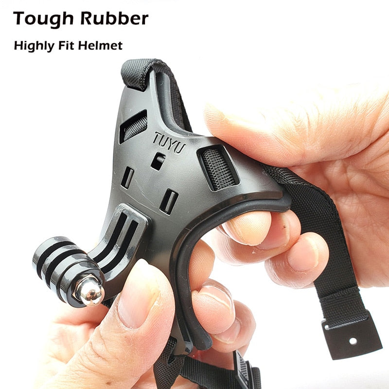 Motorcycle-Helmet-Mount-Bracket-Fix-Strap-For-iPhone-Full-Face-Chin-Stand-With-Phone-Holder-For-GoPro-Hero-8/7/6/5-Action-Camera