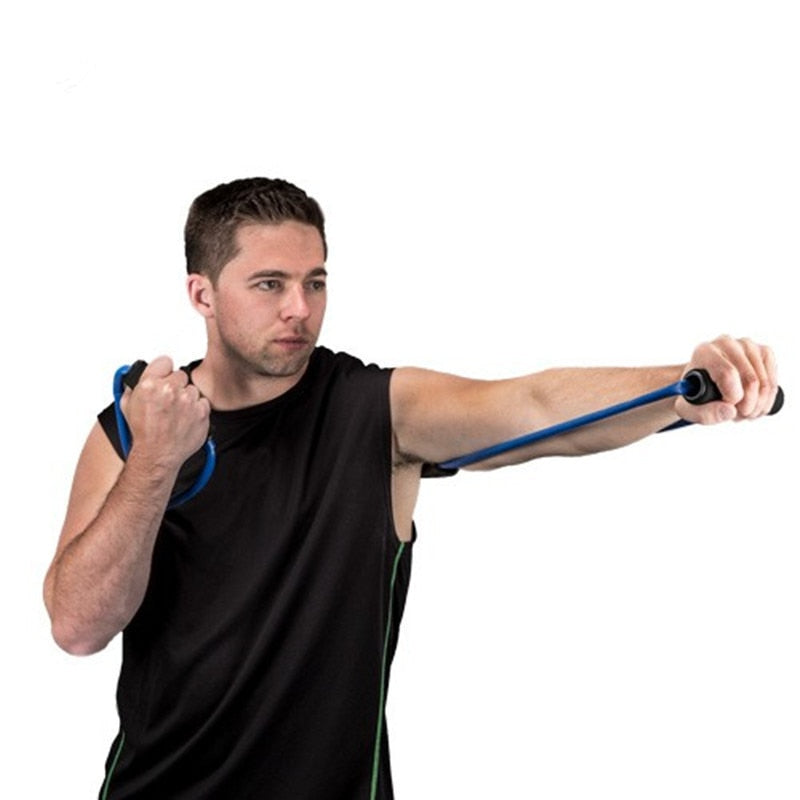 MMA-Shadow-Boxing-Resistance-Band-Rubber-Speed-Training-Pull-Rope-Muay-Thai-Karate-Crossfit-Workout-Power-Strength-Equipment