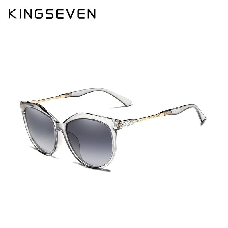 KINGSEVEN Damen-Sonnenbrille Polarisiert Luxus Lentes de sol