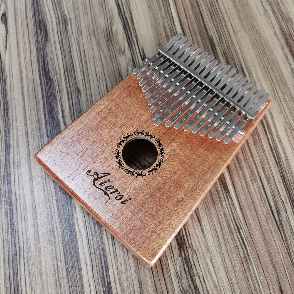 Aiersi-Solid-Koa-17-Keys-Gecko-Kalimba-Thumb-Piano-Calimba-Musical-gift-with-Song-instruction-book-Tune-Hammer-and-bag