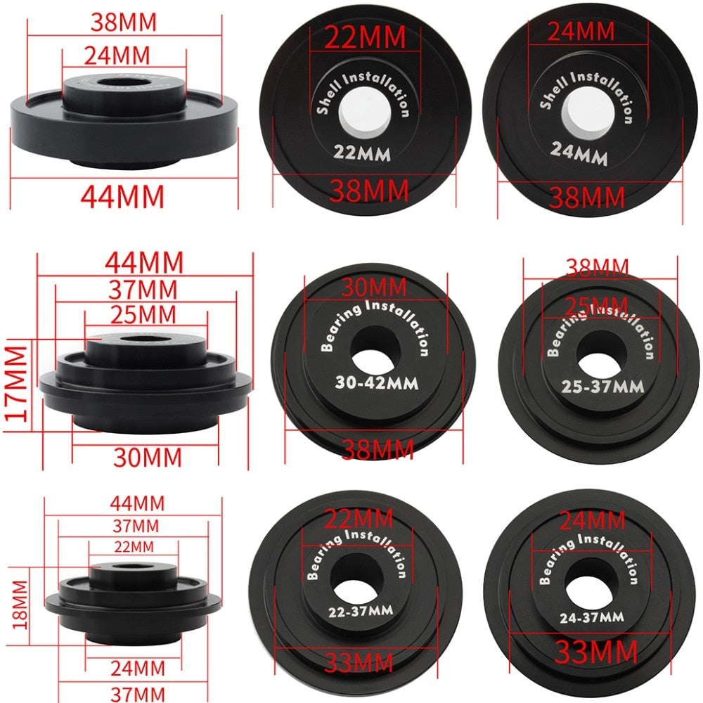 MUQZI-Bicycle-Bottom-Bracket-Install-And-Removal-Tool-Axle-Disassembly-For-BB86/30/92/PF30-Mountain-Bike-Road-Fixed-Gear