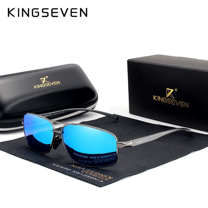 KINGSEVEN Sonnenbrille polarisiert quadratisch