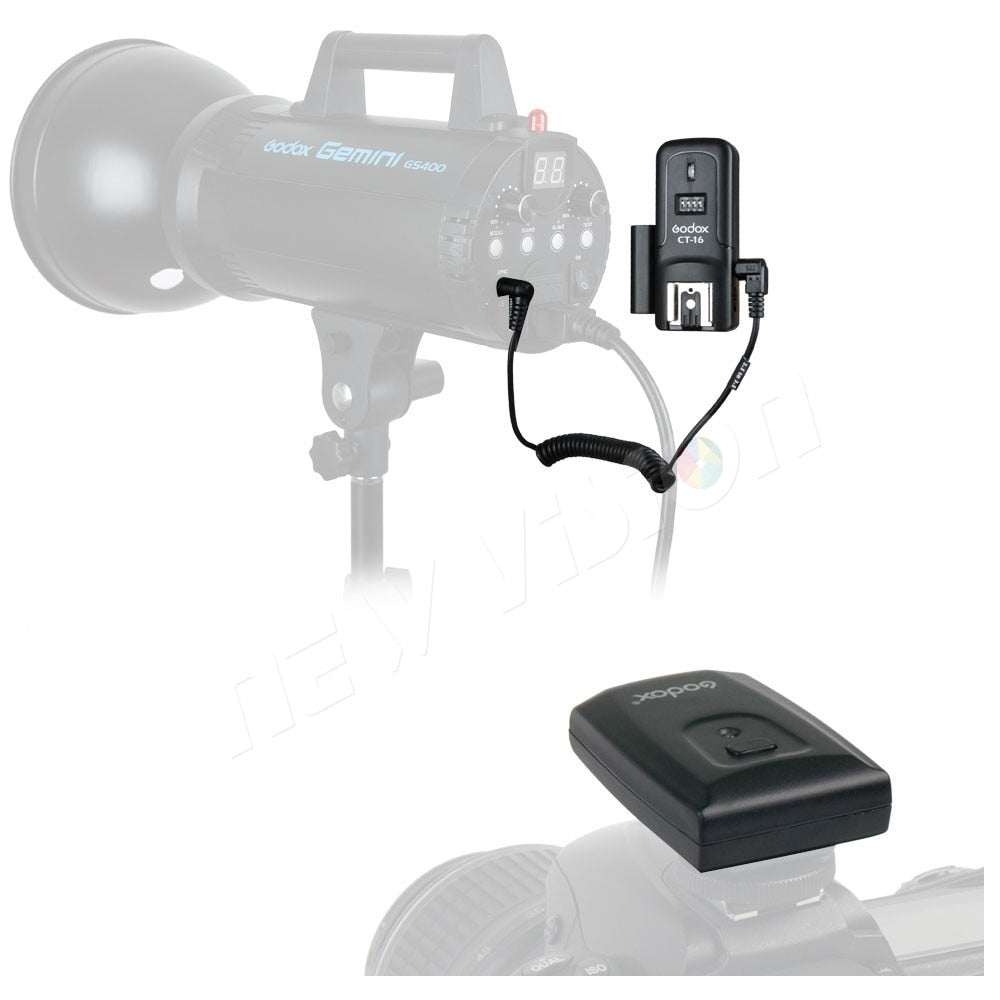 Godox-CT-16-16-Channels-Wireless-Radio-Flash-Trigger-Transmitter-+-2x-Receiver-Set-for-Canon-Nikon-Pentax-Studio-Speedlite-Flash