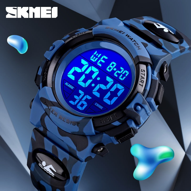 SKMEI-Military-Kids-Sport-Watches-50M-Waterproof-Electronic-Wristwatch-Stop-Watch-Clock-Children-Digital-Watch-For-Boys-Girls