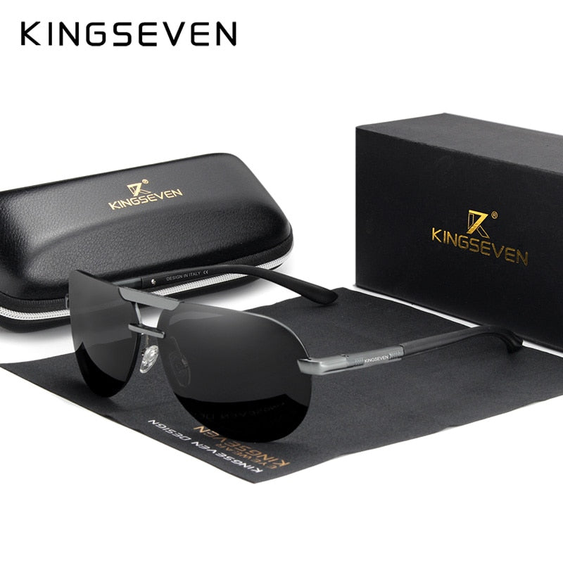 KINGSEVEN Sunglasses Polarized Pilot Aluminum+TR90 UV400