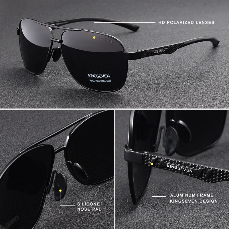 KINGSEVEN Men's Sunglasses Polarized UV400