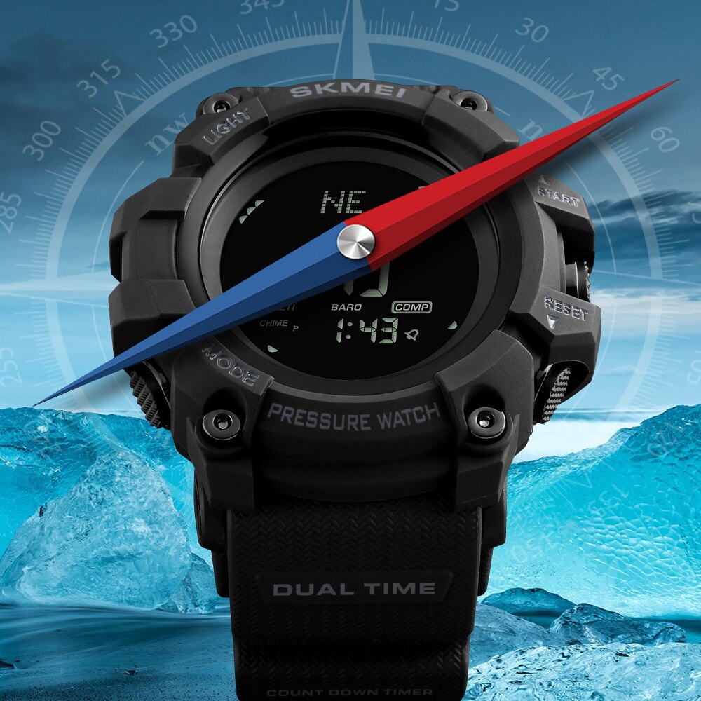SKMEI-Brand-Mens-Sports-Watches-Hours-Pedometer-Calories-Digital-Watch-Altimeter-Barometer-Compass-Thermometer-Weather-Men-Watch