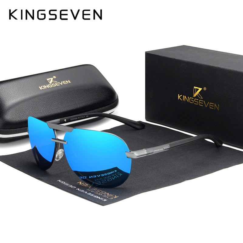 KINGSEVEN Sunglasses Polarized Pilot Aluminum+TR90 UV400