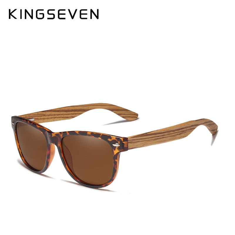 KINGSEVEN wooden sunglasses polarized UV400 protection