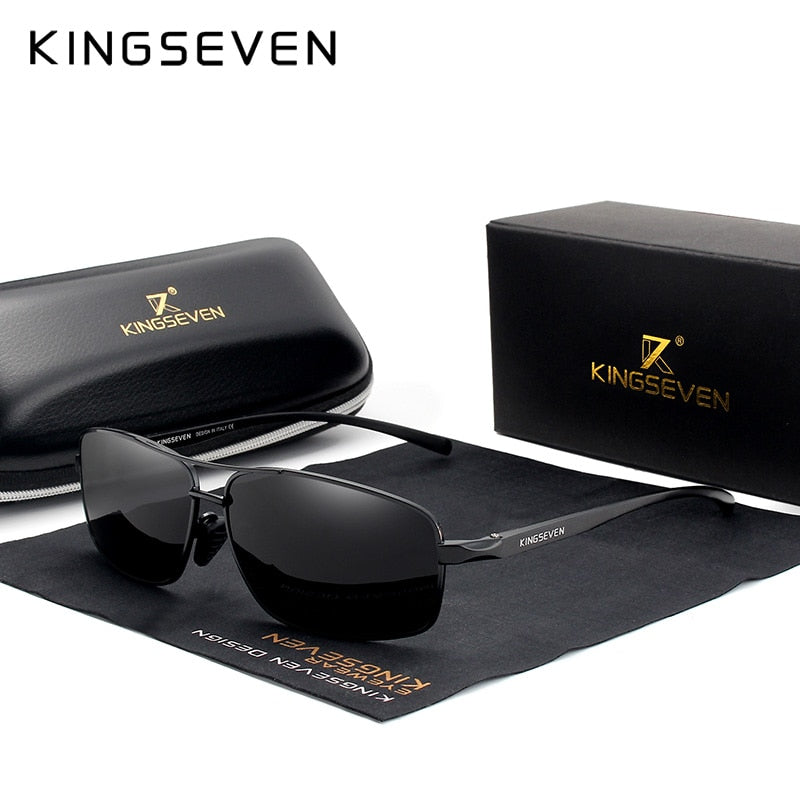 KINGSEVEN Sonnenbrille polarisiert quadratisch
