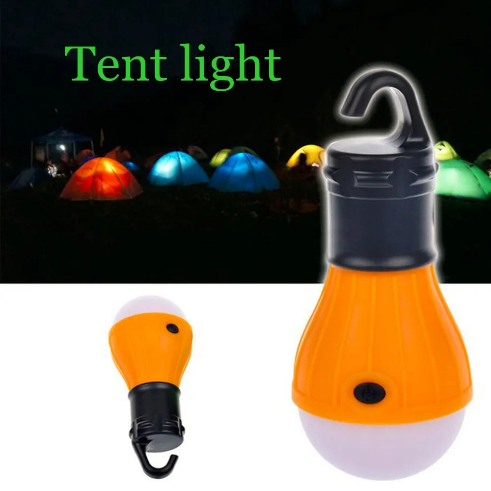 Mini tragbare Laterne Notlicht Glühbirne batteriebetrieben Camping Outdoor Strand Zelt Licht