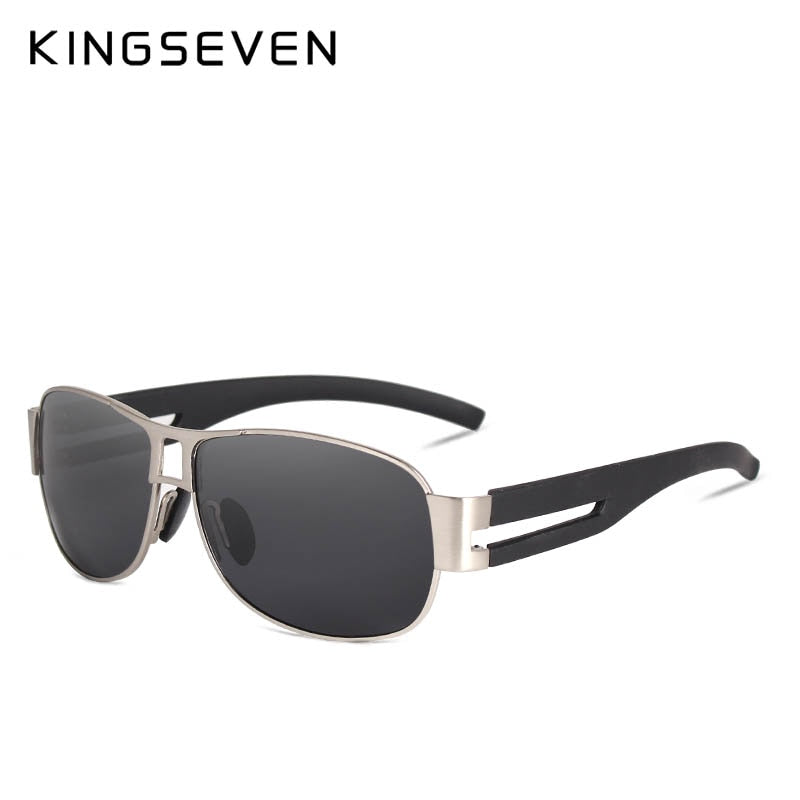 KINGSEVEN Herren Sonnenbrille Luxus Aluminium polarisiert EMI abwehrend N7806