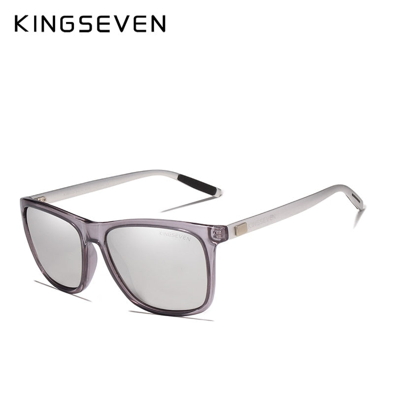 KINGSEVEN Aluminum Frame Sunglasses Polarized Mirror Men Women
