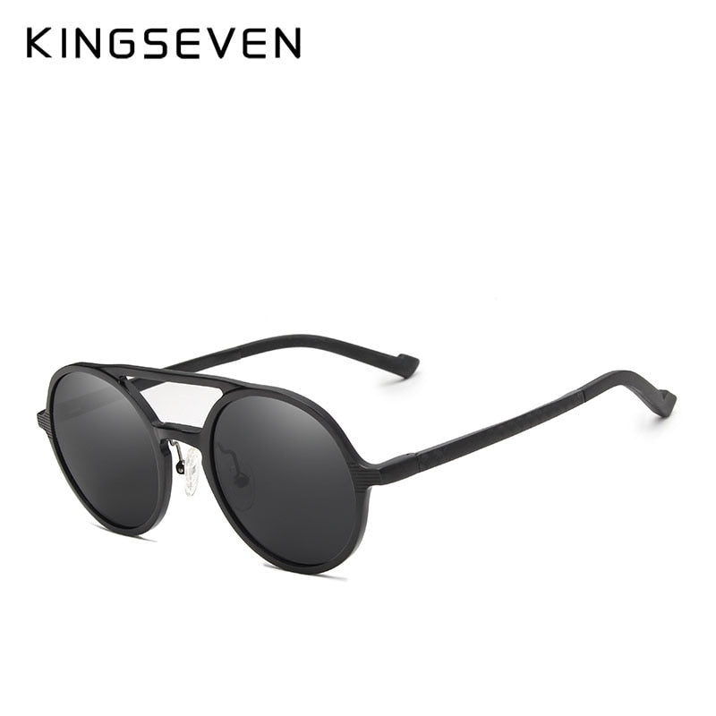 KINGSEVEN Aluminium Herren Sonnenbrille Polarisiert Retro Eyewear Fahren