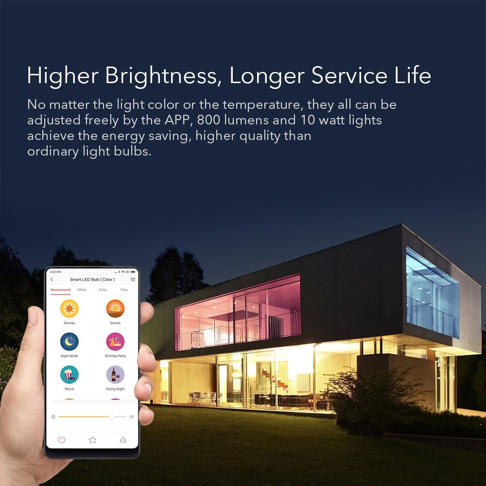 [-English-Version-]-Yeelight-Smart-LED-Bulb-1s-Farbeful-800-Lumens-8.5W-E27-Lemon-Smart-Lamp-For-smart-Home-App-White/RGB-Option