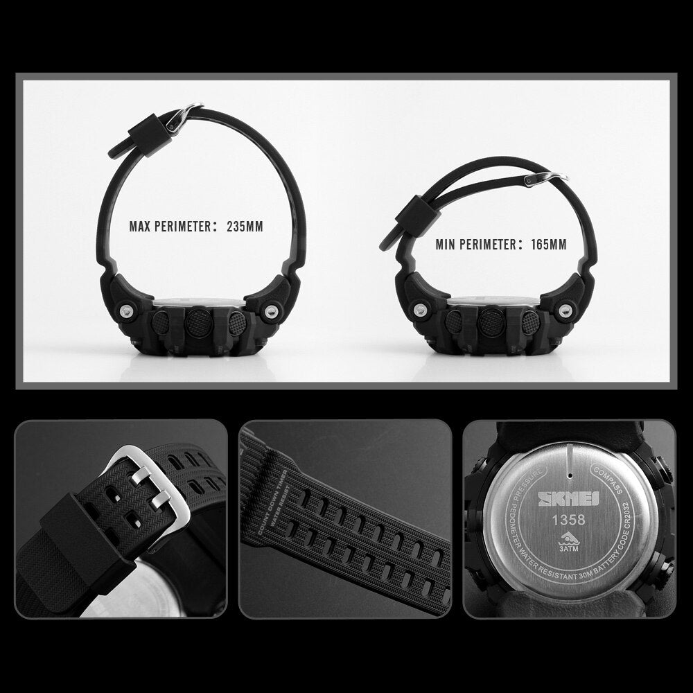 SKMEI-Brand-Mens-Sports-Watches-Hours-Pedometer-Calories-Digital-Watch-Altimeter-Barometer-Compass-Thermometer-Weather-Men-Watch