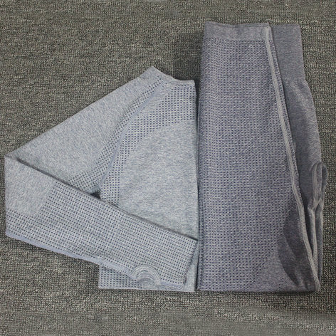 2pcs/set-Vital-Women-Sport-Suit-Yoga-Set-Gym-Workout-Clothes-Long-Sleeve-Fitness-Crop-Top-+-High-Waist-Energy-Seamless-Leggings