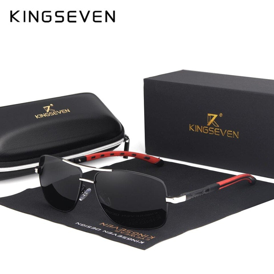 KINGSEVEN Männer Sonnenbrille polarisiert UV400 Spiegel N724