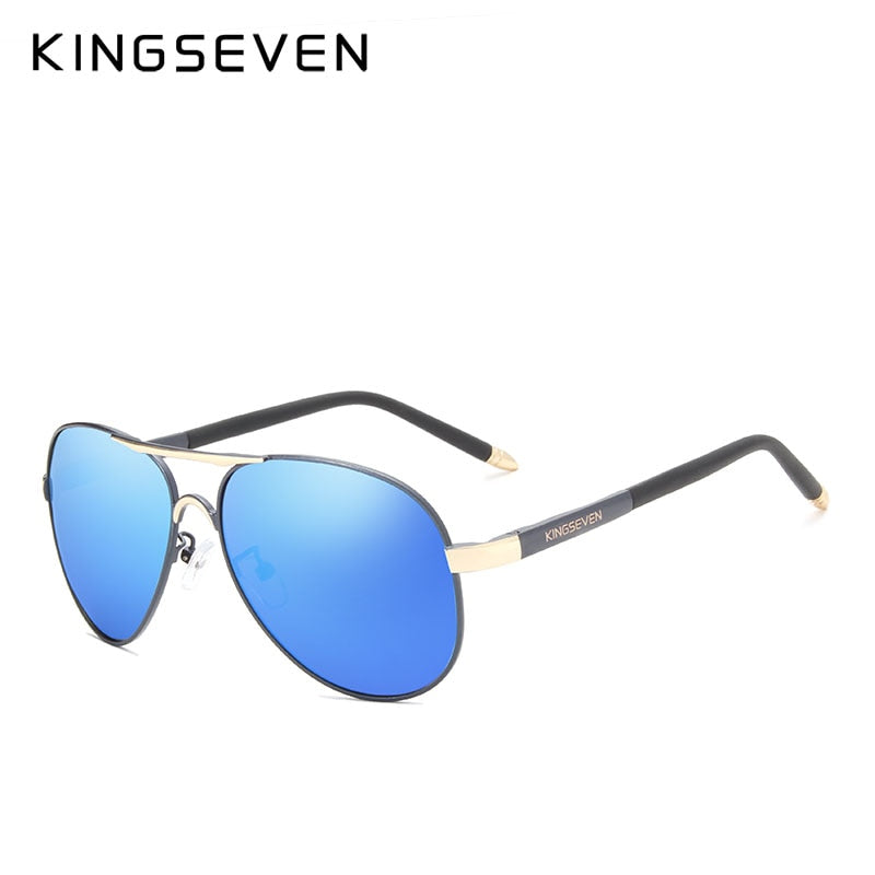 KINGSEVEN Unisex Aluminum Polarized Sunglasses