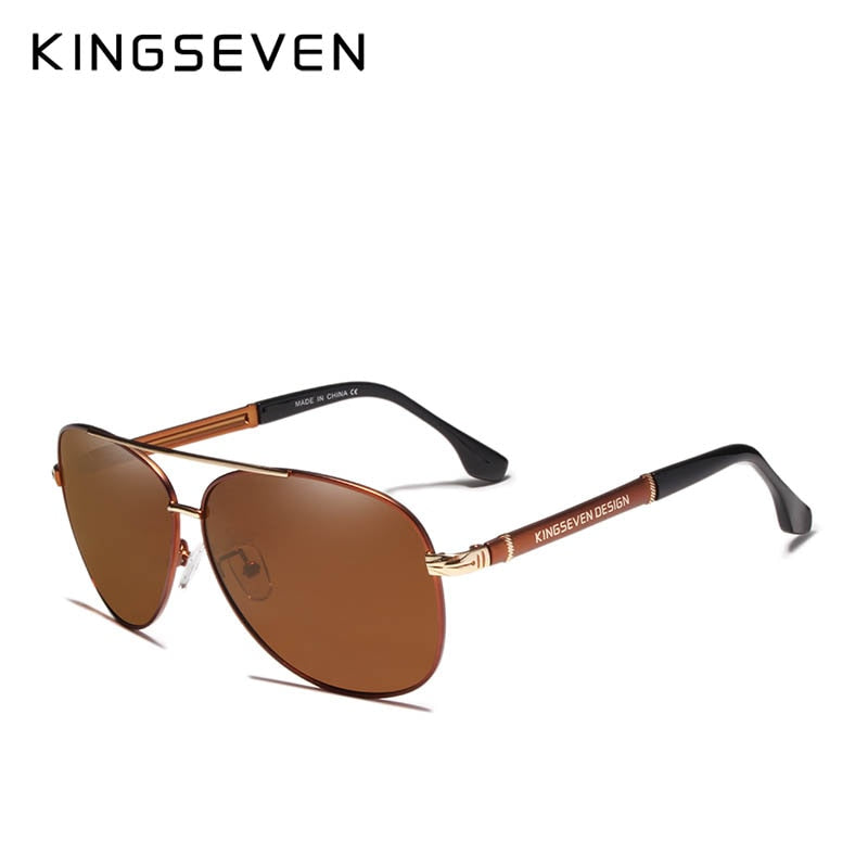 KINGSEVEN Sonnenbrille Polarisiertes Design Aluminium Magnesium oculos Männlich Fahren