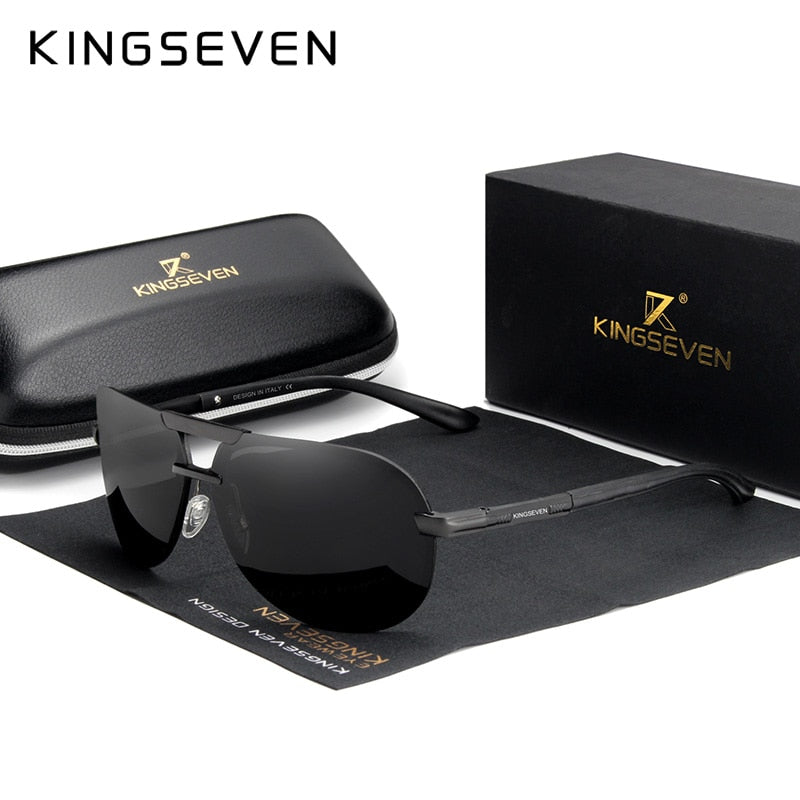KINGSEVEN Sunglasses Polarized Pilot Aluminum+TR90 UV400