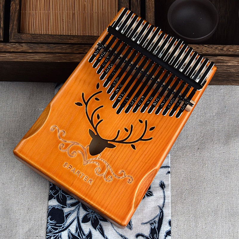 17-Keys-Bull-Kalimba-Thumb-Piano-Mahogany-Body-Musical-Instrument-best-quality-and-price