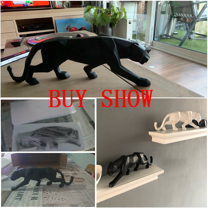 New-2020-Leopard-Statue-Figurine-Modern-Abstract-Geometric-Style-Resin-Panther-Animal-Large-Ornament-Home-Decoration-Accessories