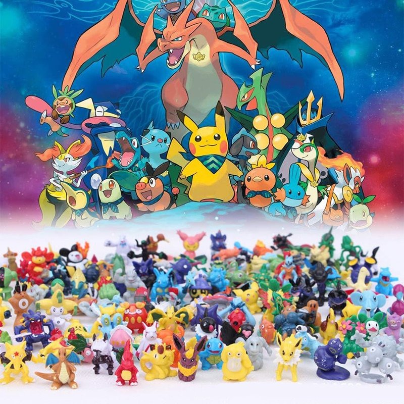 144pcs-Pokemon-Action-Figur-Spielzeug