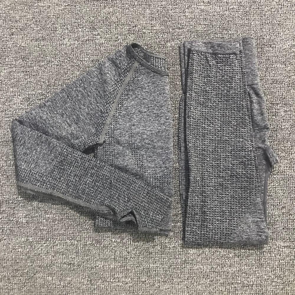 2pcs/set-Vital-Women-Sport-Suit-Yoga-Set-Gym-Workout-Clothes-Long-Sleeve-Fitness-Crop-Top-+-High-Waist-Energy-Seamless-Leggings
