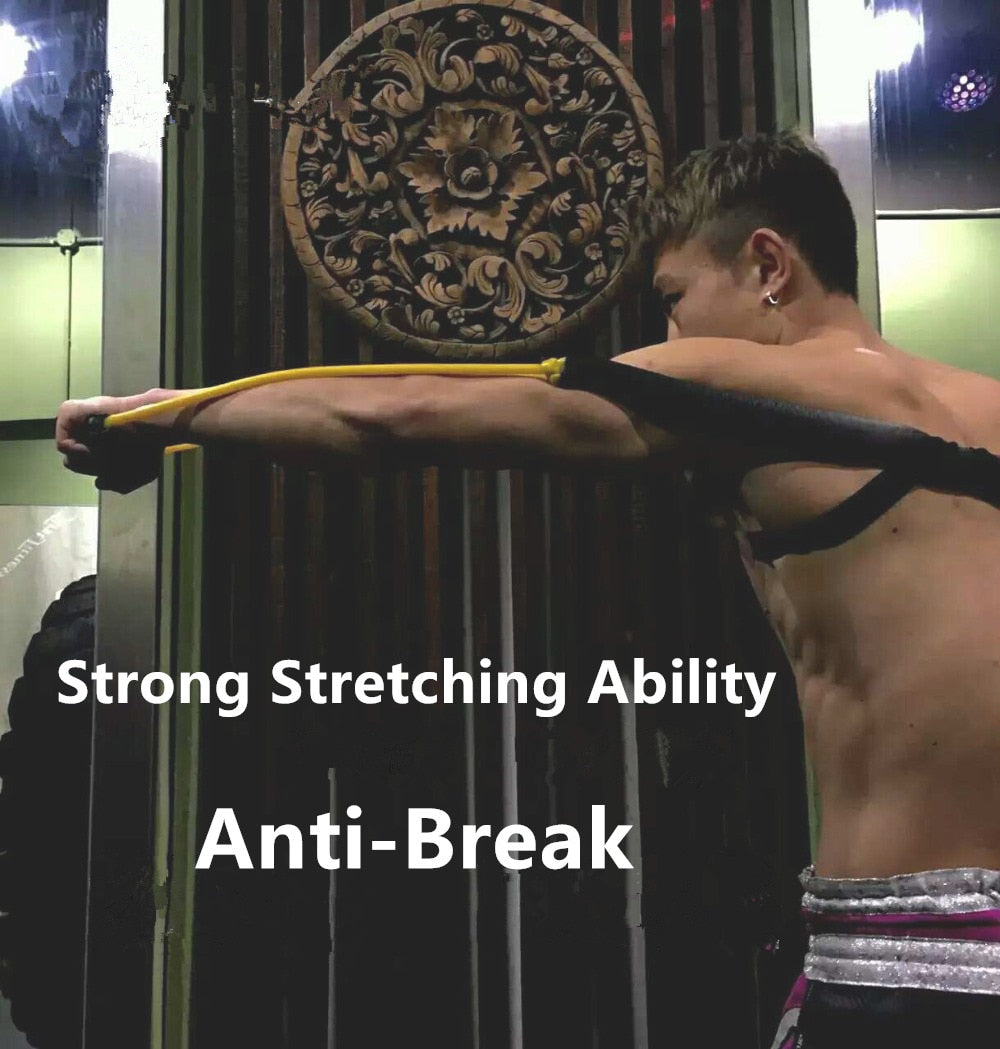MMA-Shadow-Boxing-Resistance-Band-Rubber-Speed-Training-Pull-Rope-Muay-Thai-Karate-Crossfit-Workout-Power-Strength-Equipment