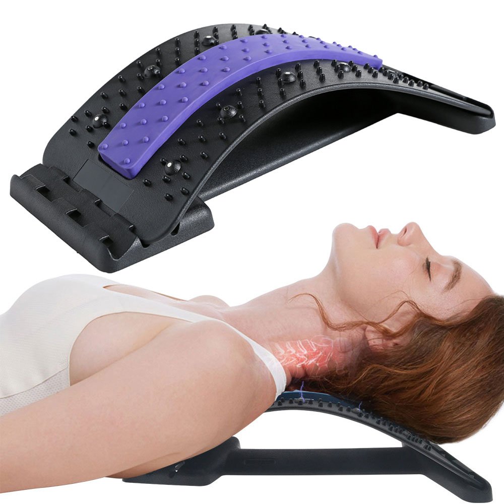Magnetische-Therapie-Rückenmassagegerät-Stretcher-Hals-und-Wirbelsäule-Unterstützung