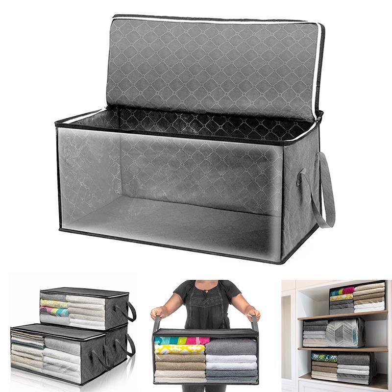 Faltbare-Tröster-Lagerung-Tasche-Haushalt-Kleidung-