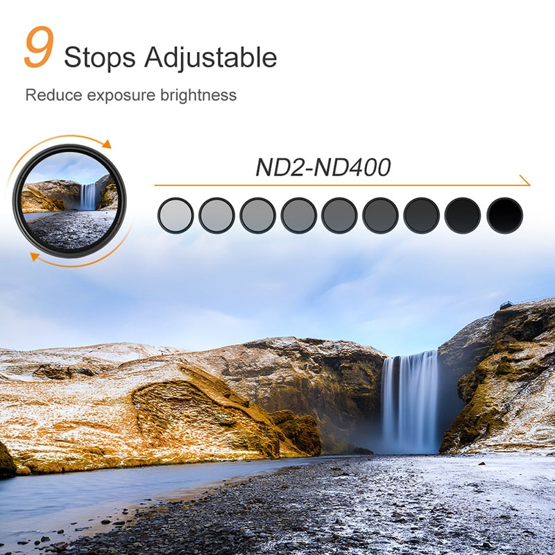 K&F-CONCEPT-37-82mm-ND2-to-ND400-ND-Lens-Filter-Fader-Adjustable-Neutral-Density-Variable-49mm-52mm-58mm-62mm-67mm-77mm