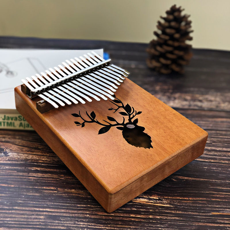 17-Keys-Bull-Kalimba-Thumb-Piano-Mahogany-Body-Musical-Instrument-best-quality-and-price